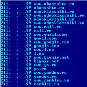 Троян Trojan.Hosts.75 атакует пользователей сети ВКонтакте