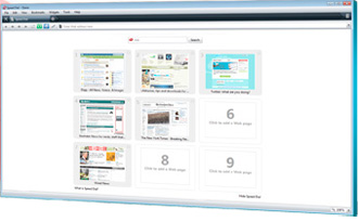 Интерфейс Opera 9.6 (изображение с сайта разработчиков)